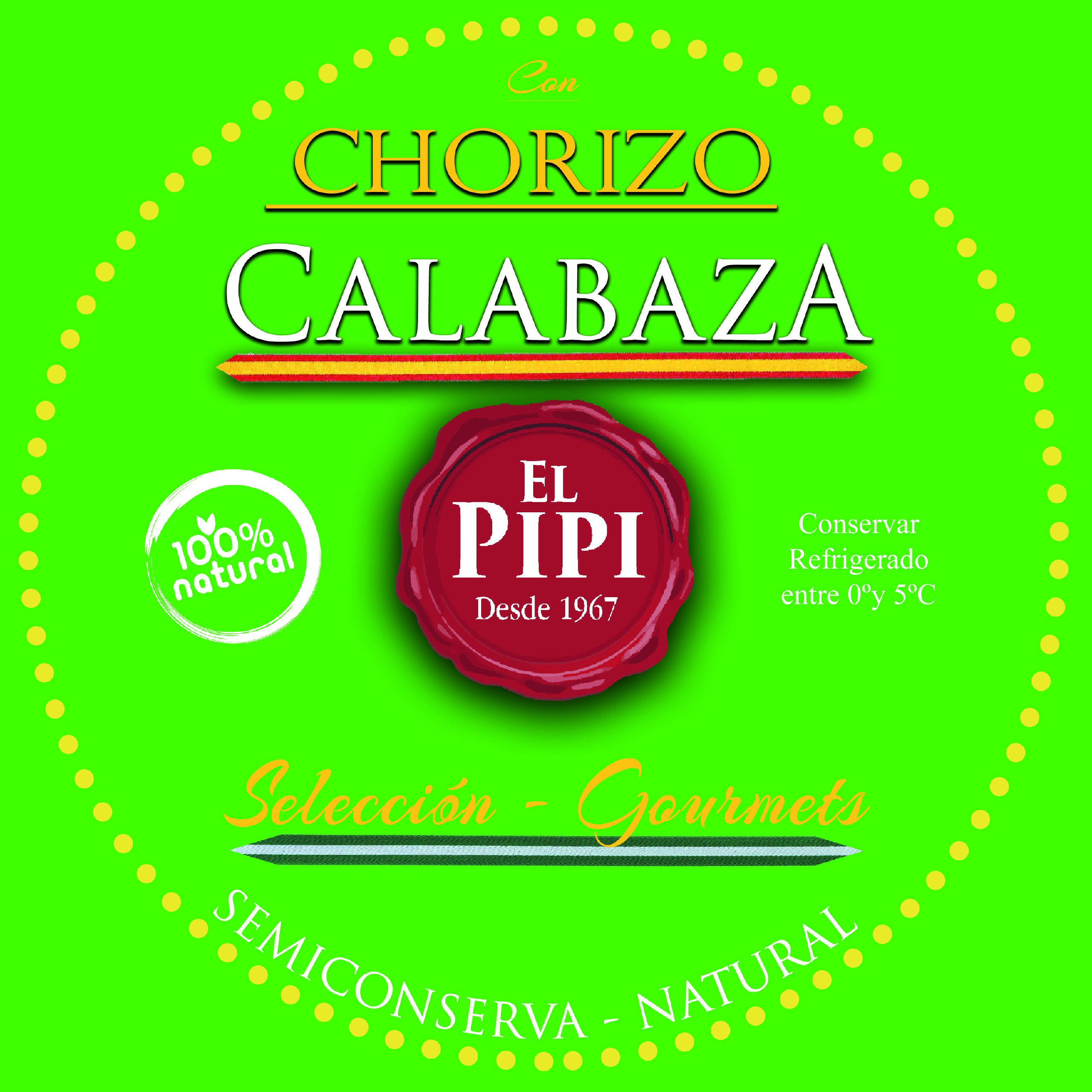 Calabaza con Chorizo 300GR