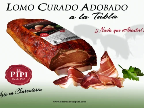 LOMO CURADO A LA TABLA (MEDIO LOMO) 1500GR APROX